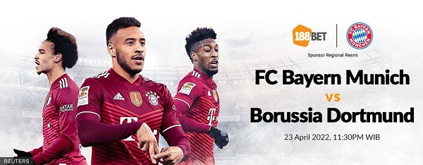 Prediksi Bayern Munich vs Dortmund 23:30 23 April