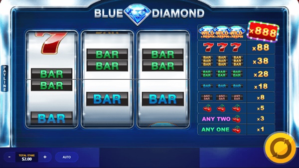 Pelajari aturan main game Blue Diamond Slot di bandar judi terpercaya