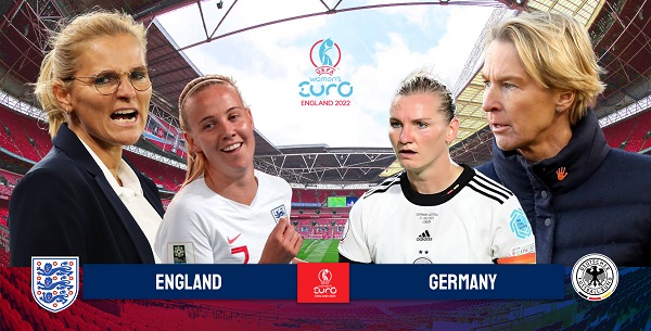 Prediksi Inggris vs Jerman 23h00 pada 31/07 – Final Euro 2022 Putri