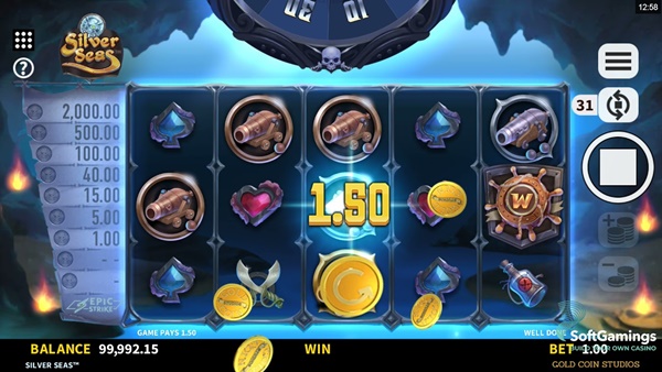 Slot Game Silver Seas – Gim ini memiliki hadiah besar hingga 3.200 kali lipat dari total taruhan