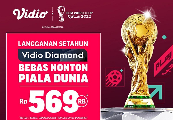 Bagaimana cara menonton siaran langsung Piala Dunia 2022 di Indonesia