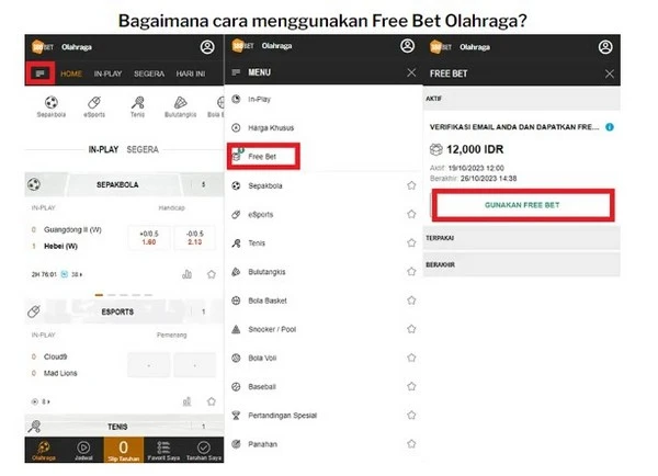 Klaim Taruhan Olahraga Gratis Anda: Verifikasi Email Anda dengan 188BET