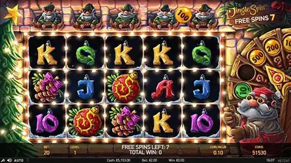 Jingle Spin: Game Slot Meriah dengan Kemenangan yang Menyenangkan!"