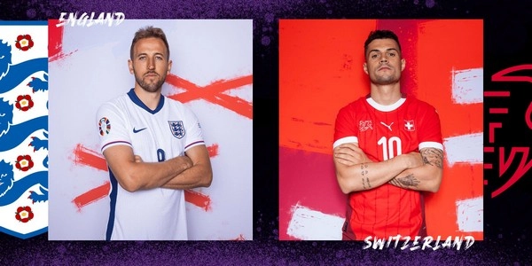 Prediksi England vs Switzerland 23:00 6 Juli Euro 2024 - Perempat Final