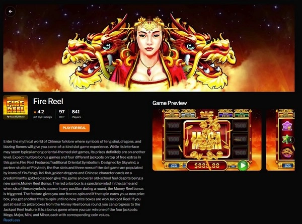 Rasakan Sensasi "Fire Reel" - Petualangan Slot yang Menyenangkan