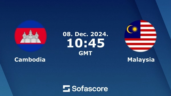 Prediksi Cambodia vs Malaysia 17h45 08/12 Group Stage - AFF Cup 2024