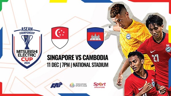 Prediksi Singapore vs Cambodia 18h00 11/12 Group Stage - AFF Cup 2024