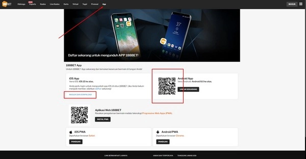 188BET Login - Cara Daftar 188BET